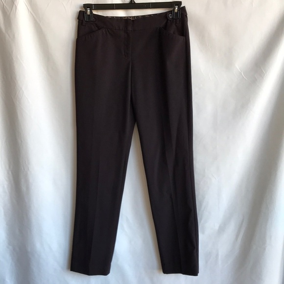 Express Design Studio brown Editor dress pants, size 4R - Picture 1 of 12